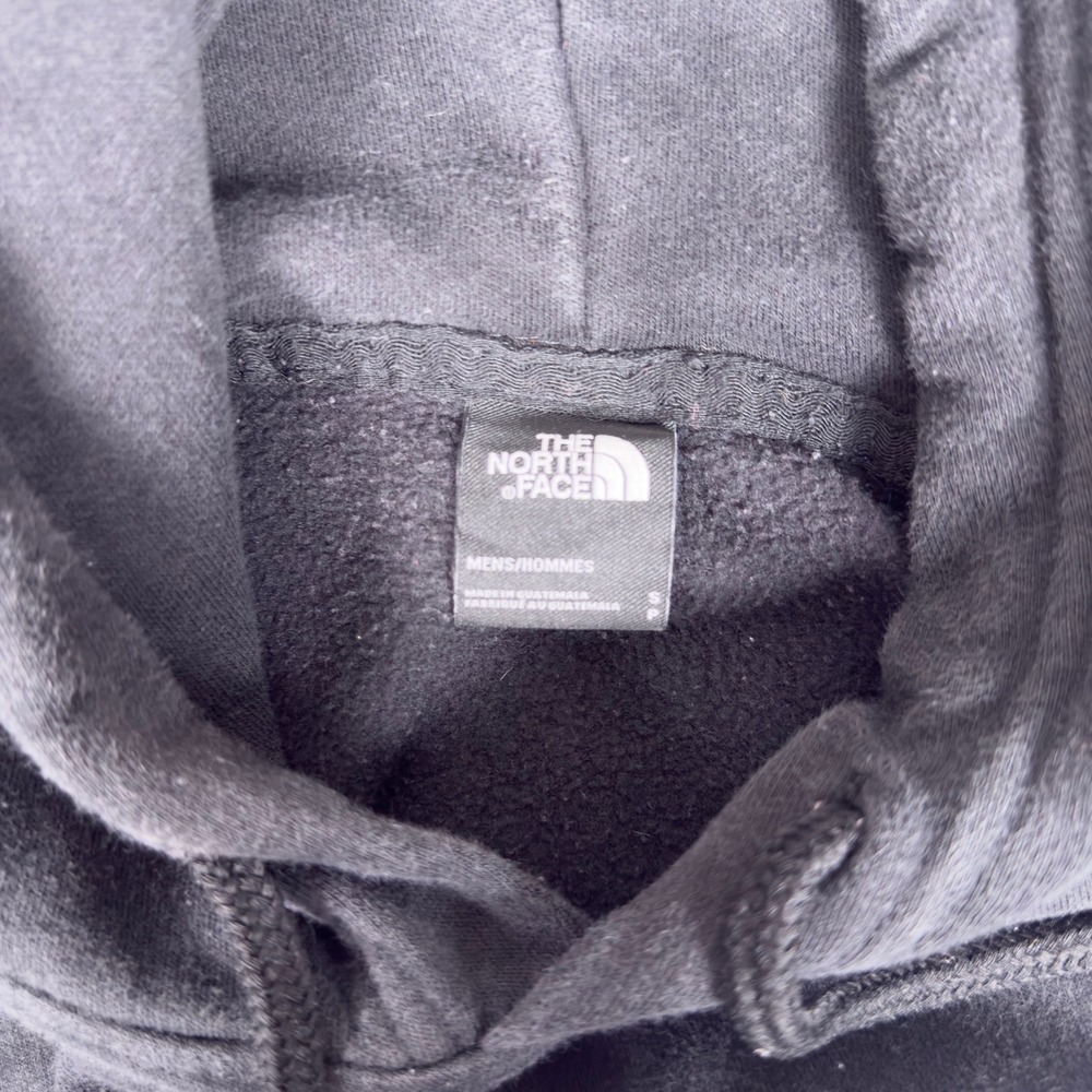 The North Face Mens Half Dome Pullover Hoodie Black Logo Small - Picture 3 of 6